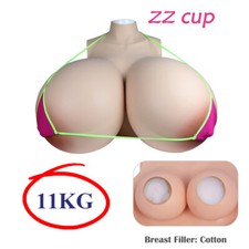 Huge Boobs ZZ Cup Breast Forms Fake Boobs For Transgender Cosplay Super Big