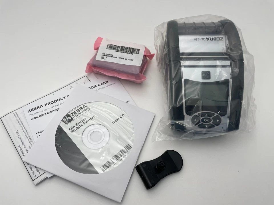 Zebra QLn220 Direct Thermal Monochrome Label BT Printer QN2-AUCA0M00-00 New - Image 3 of 4