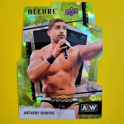 Upper Deck AEW Allure - ''GREEN RAINBOW'' parallel - SP - /99 - Anthony Bowens