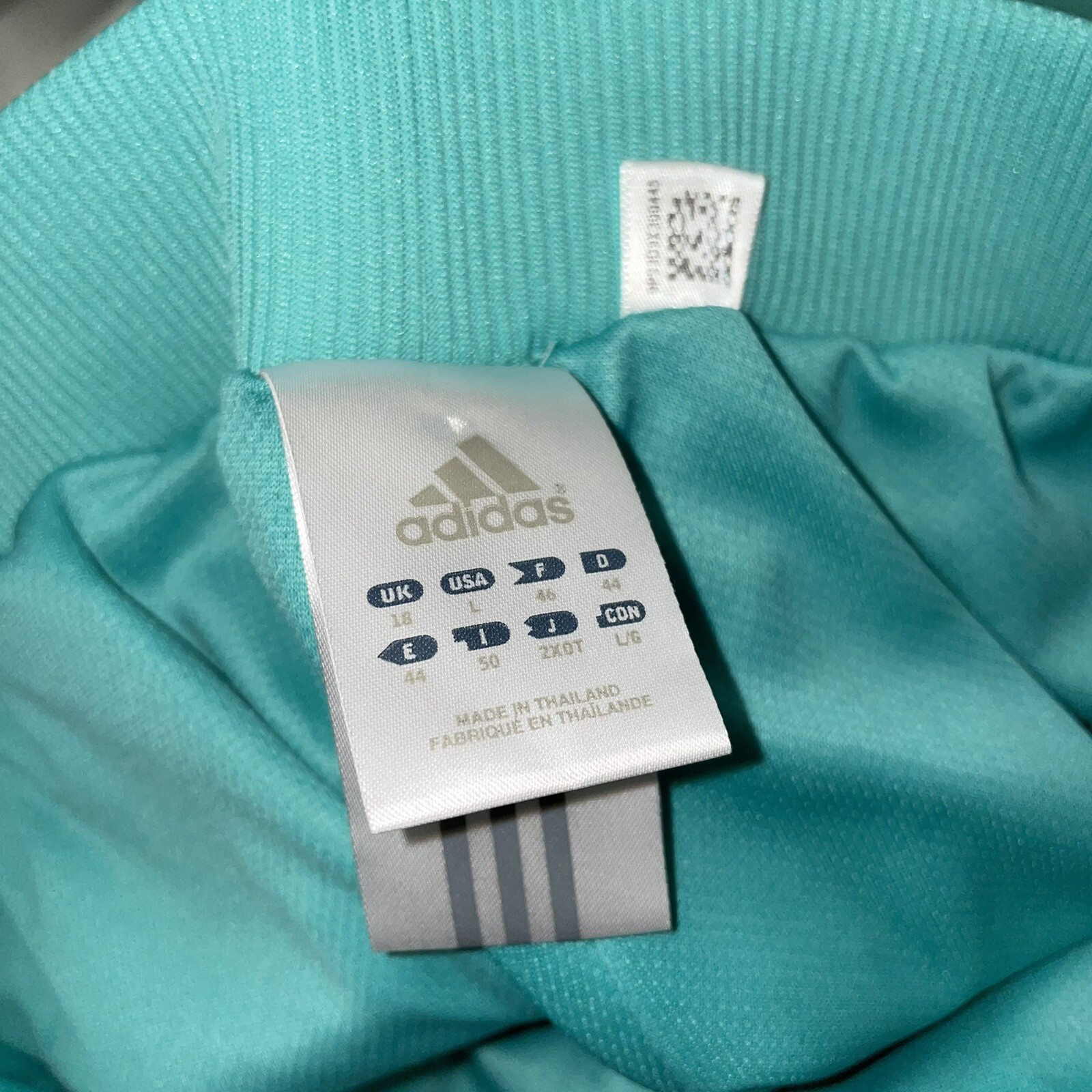 Adidas Year 2007 Teal Colorway Y2KTracksuit Trackpants Size Large 3 Stripe Brand image 4