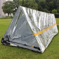 Emergency Tent Prepping Survival Outdoor Car Survive Hiking Silver