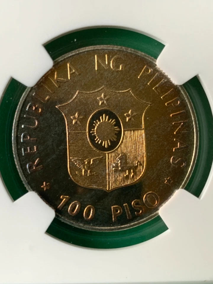 PHILIPPINES 1994 100 PISO MACARTHUR LEYTE GULF LANDING COMMEM NGC PF 67 UC - Image 3 of 4