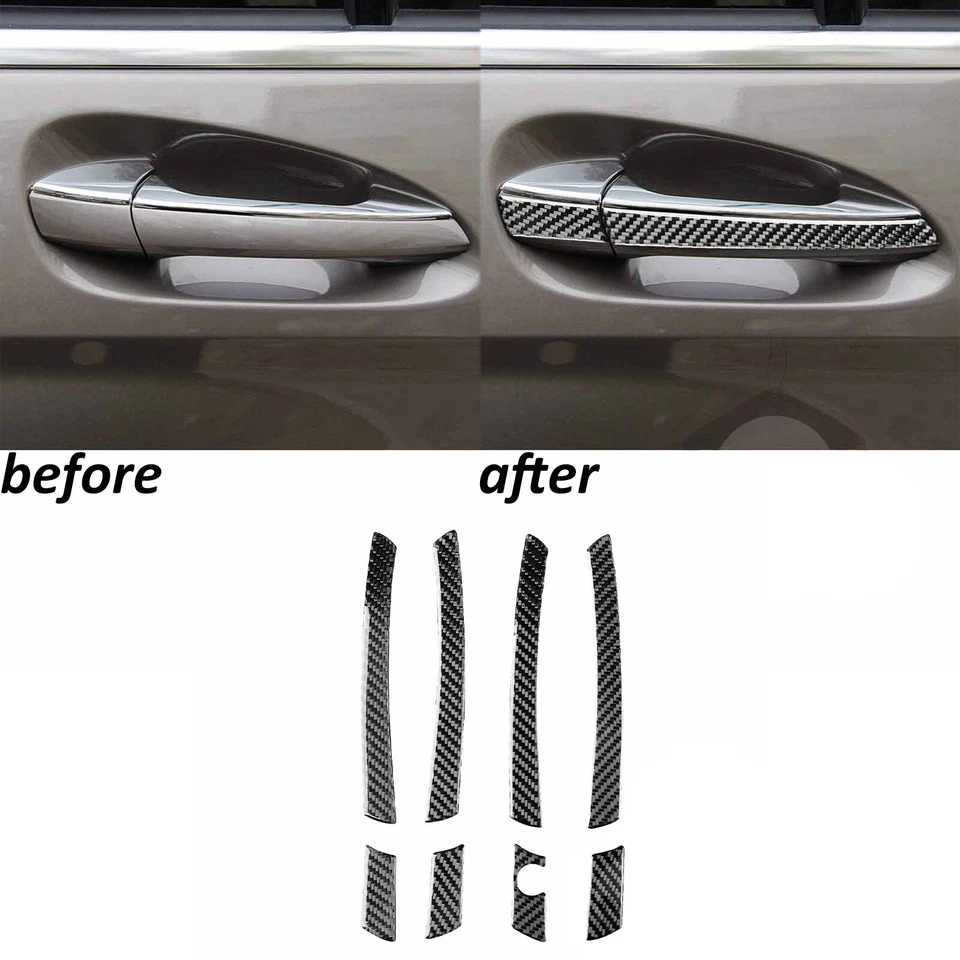 Kits completos de fibra de carbono real de 60 piezas de molduras interiores para Benz Clase C W204 2007-2014 Foto 3 de 4
