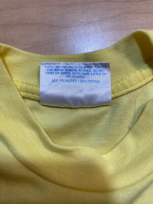 Forefront Sportswear Vintage Zzyzx Yellow T-Shirt Men's