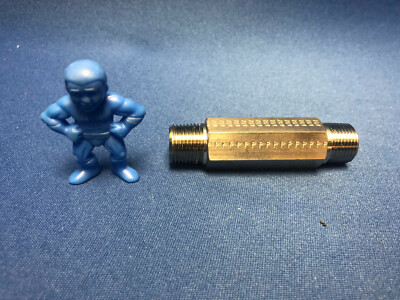 Parker 3/8 x 3.0 FFF-SS Stainless Steel Long Pipe Nipple NPTF/NPTF