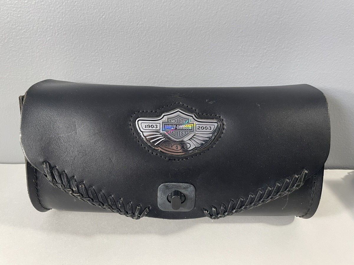 HARLEY DAVIDSON 100th ANNIVERSARY WINDSHIELD BAG FATBOY