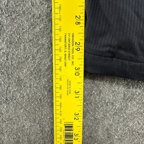 Lululemon Pants Women 10 Black Studio Baggy Striped Drawstring Flare Lightweight - Picture 5 of 7