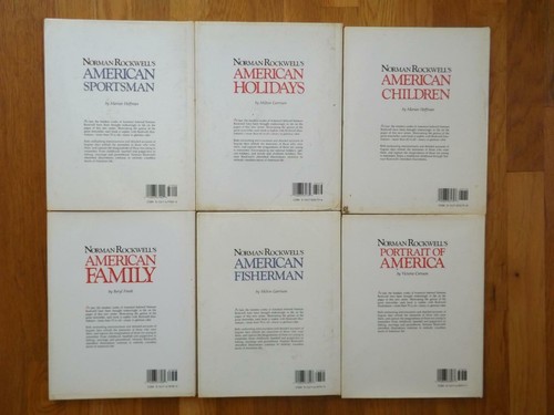 6 Norman Rockwell HCDJ Books American Family Children Sportsman Fisherman .. - 第 5/5 張圖片