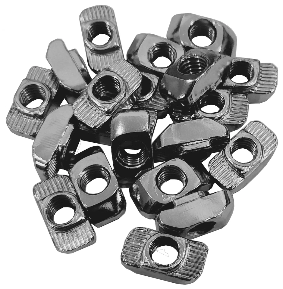 20 ,50, 100 Hammermutter - 20 30 40 45 Aluprofil - Nut 6 8 10 - M3 M4 M5 M6 M8 - Bild 2 von 4