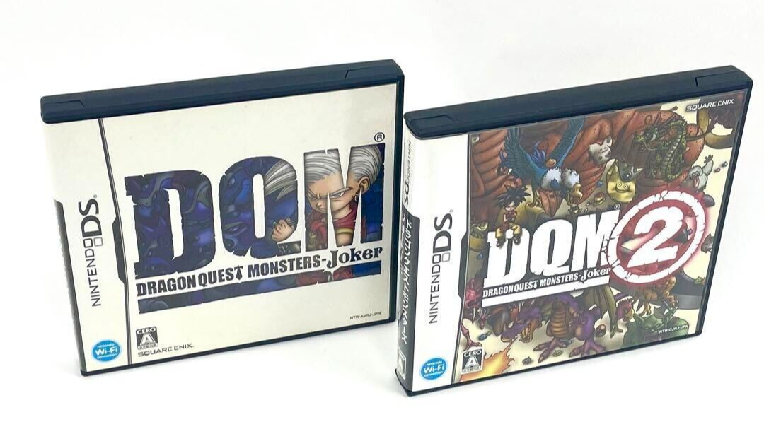 Lot 2 Dragon Quest Monsters Joker 1 & 2 Set Nintendo DS NDS DQM