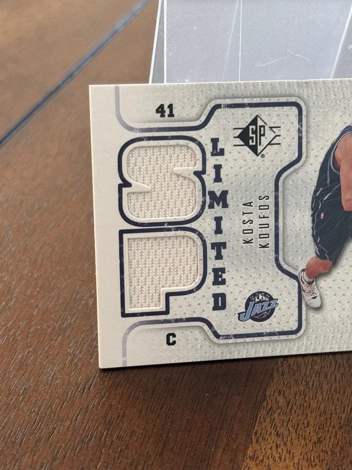 2008-09 Upper Deck SP Limited #SPL-KK Utah Jazz Kosta Koufos Jersey Patch Card - Image 3 of 4