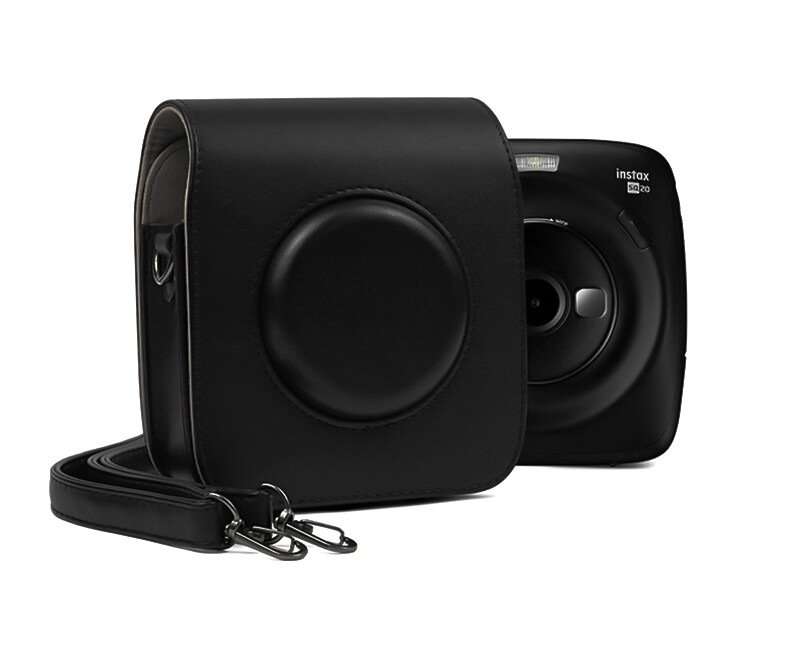 Camera Case for Fuji SQ20 Faux Leather Bag Black CC1160a