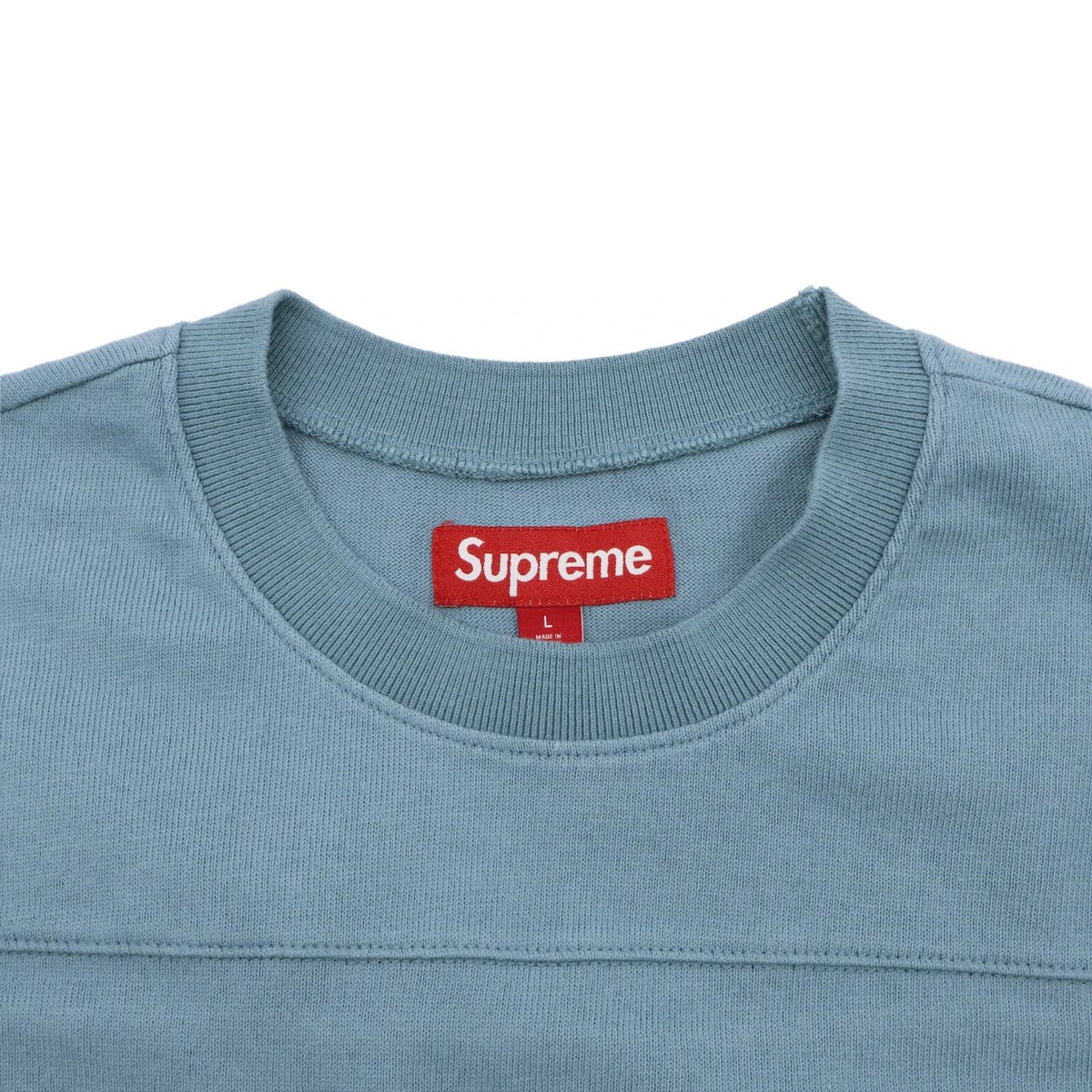 Supreme Affiliated L/S Football Top Dusty Slate | eBay UK