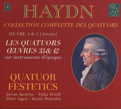 2Discs Cd Joseph Haydn Festetics Quartet Les Quatuors Uvres 33 42 A414 Arcana 4