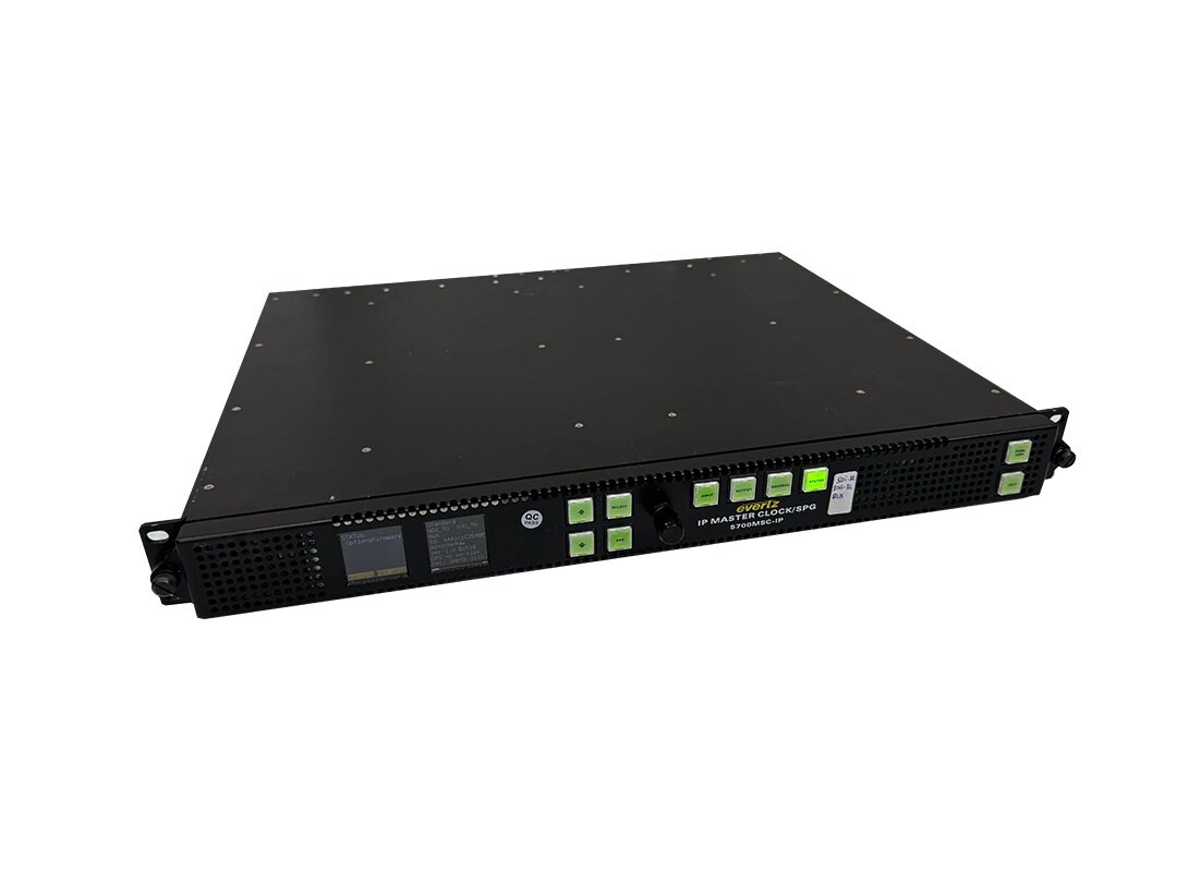 Evertz 5700MSC-IP Grand Master Clock and Video Reference