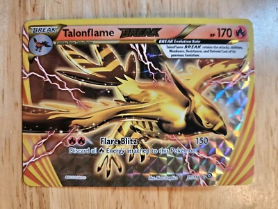 talonflame pokemon card - (96/114) Colorless Bright Wing (160) Discard an Energy from this Pokémon Talonflame - Arturo13Vega