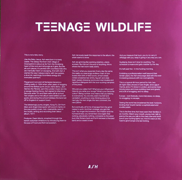 英2LP Ash Teenage Wildlife: 25 Years Of Ash BMGCAT425DLP BMG /00660 Ash - Teenage Wildlife: 25 Years of Ash[2 LP] - Amazon.com Music