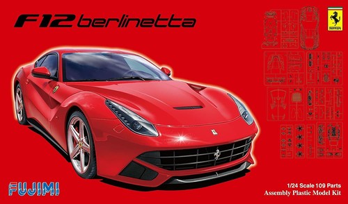 Fujimi 1/24 Scale Ferrari F12 Berlinetta Plastic model kit - Bild 4 von 6