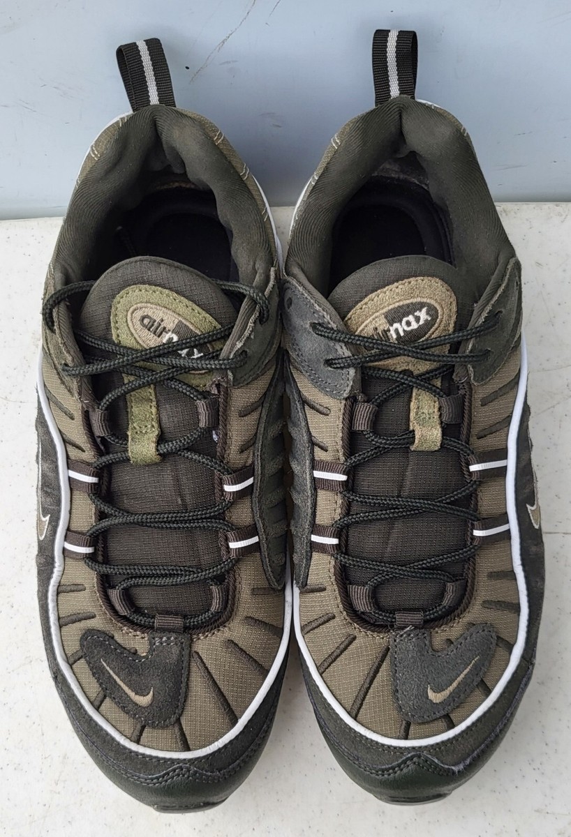 Men's Nike Air Max 98 Sequoia Medium Olive Sneakers 640744-300 Size: