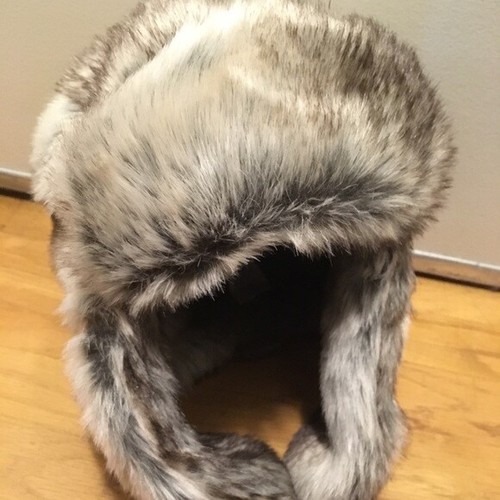 FUR TRAPPER HAT ADJUSTABLE TO SIZE