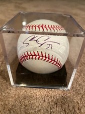 Chris Capuano Signed Rawlings Baseball Autograph IN CASE