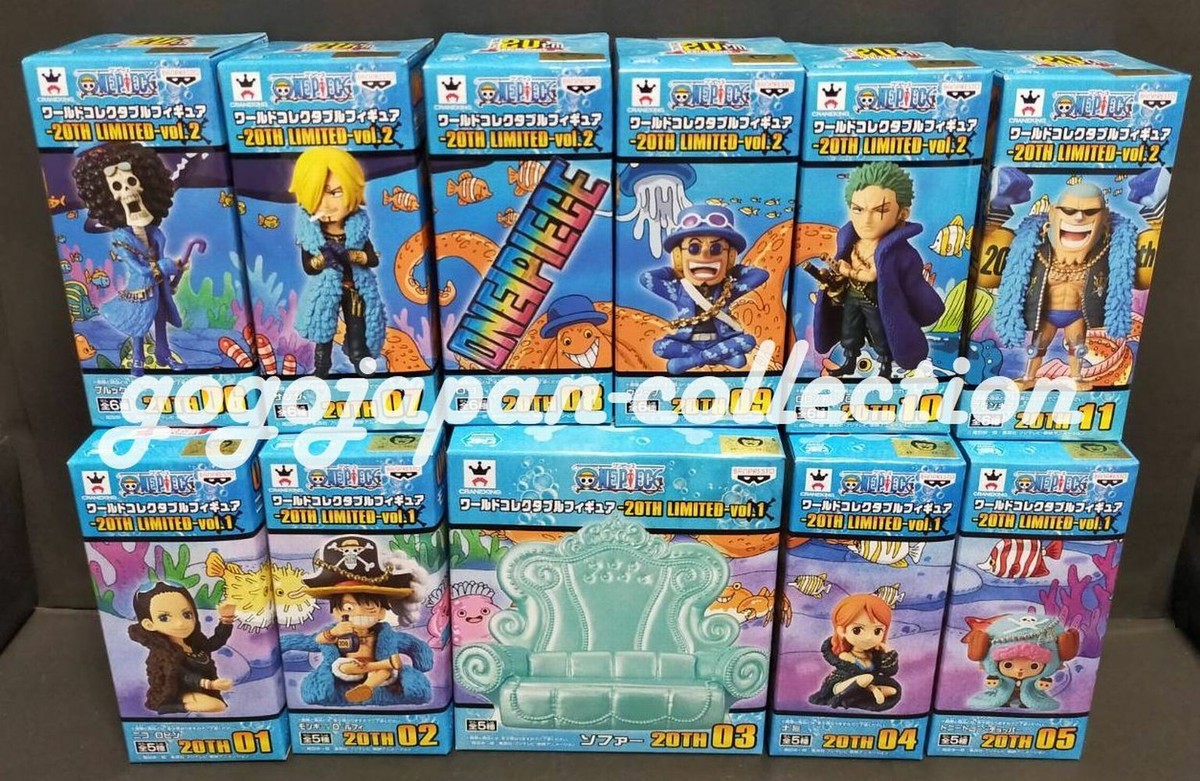ONE PIECE WCF World Collectable Figure 20TH LIMITED vol.1 + ONE PIECE WCF World Collectable Figure 20TH LIMITED vol.1 +