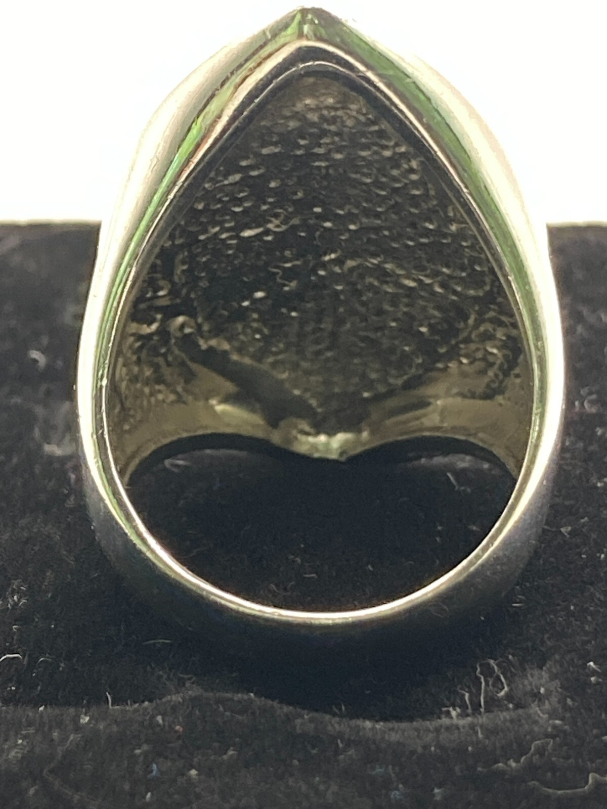 Sterling Silver Turquoise Statement Ring Size 7 T… - image 7