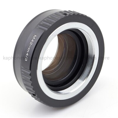 GOWENIC Adattatore Per Montaggio Obiettivo Da M42 A M43, Lega - Foto 4