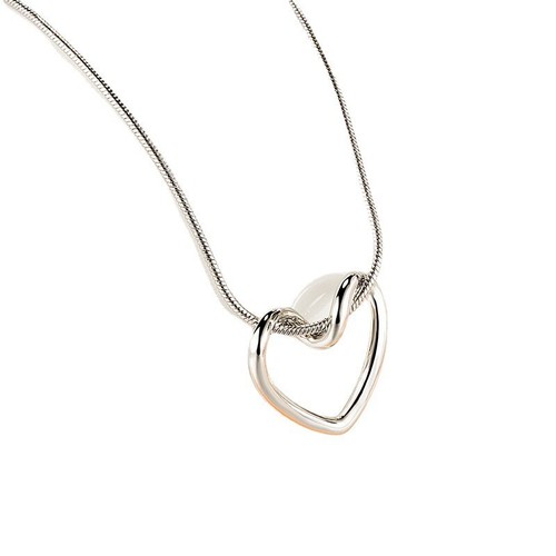 Shiny 925 Sterling Silver Cute Heart Pendant Chain Necklace Women Lady Girl Gift - Picture 5 of 9