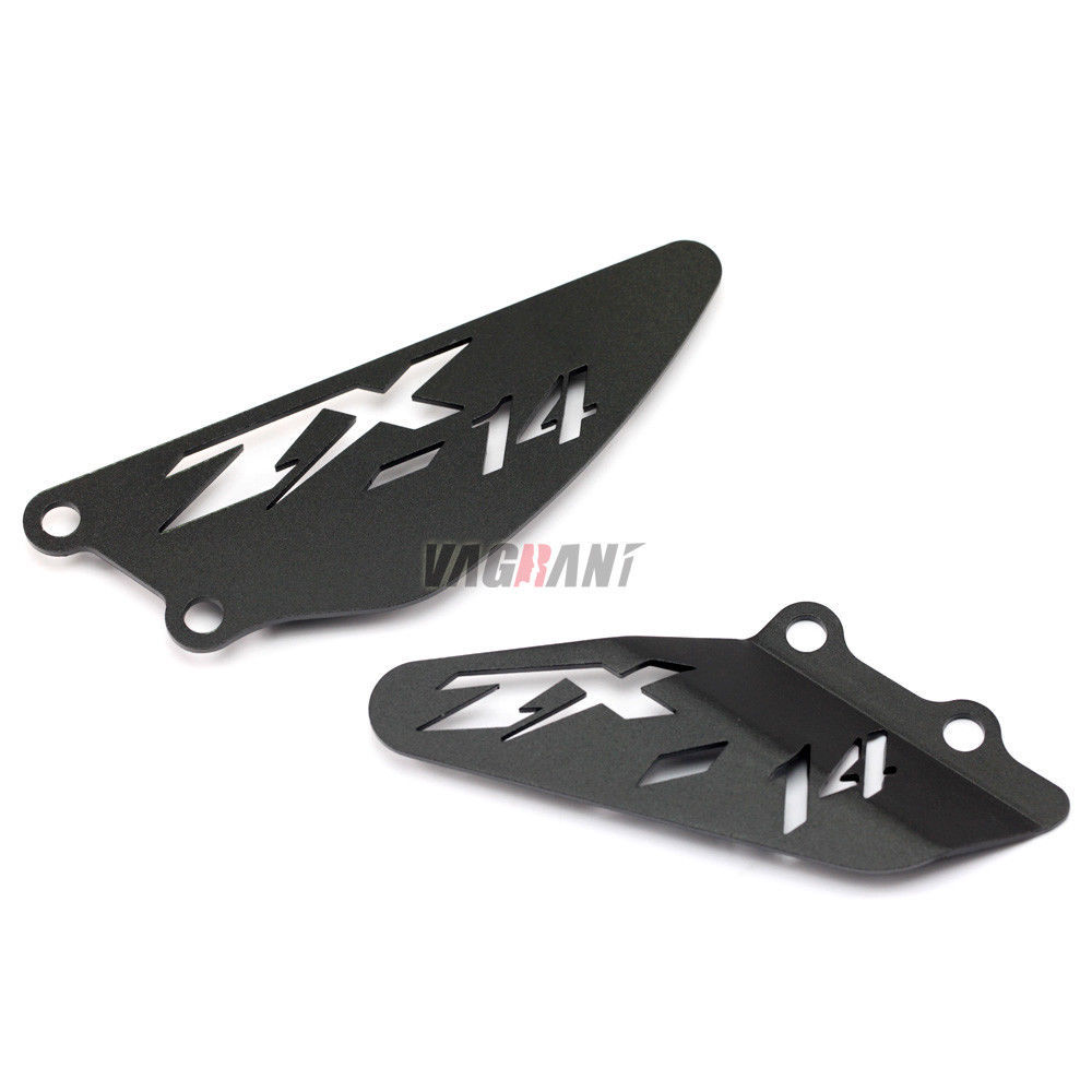 For Kawasaki ZX-14 Ninja ZX-14R 2006-2017 Aluminum Foot Pedal Heel