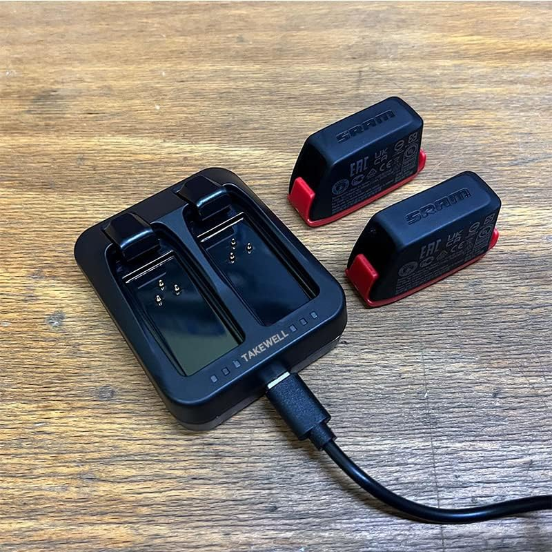 Dual-Port Charger For SRAM AXS/eTap Batteries — Fast USB-C Charging For Red, Force, Rival, GX Eagle
