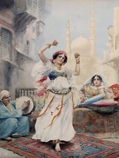 THE DANCE by F. Fabbi girls woman Tile Mural Kitchen Backsplash Marble Ceramic