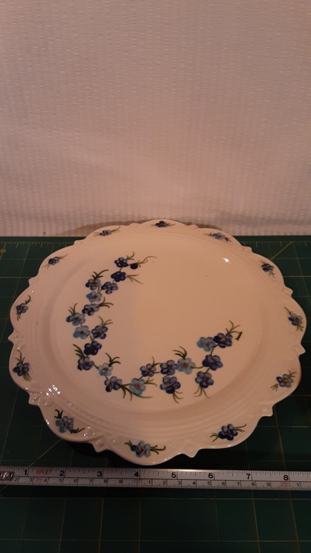 Alaska Forget-Me-Not Originals Hand Painted State Flower 10" Collectible Plate
