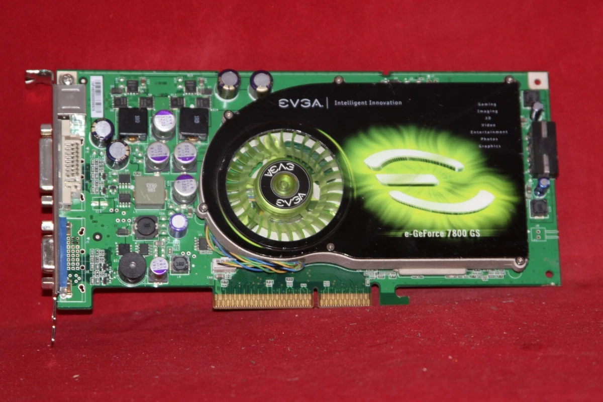 EVGA Nvidia GeForce 7800GS 256MB GDDR3 AGP Graphics Card. 256 A8 N506 BX