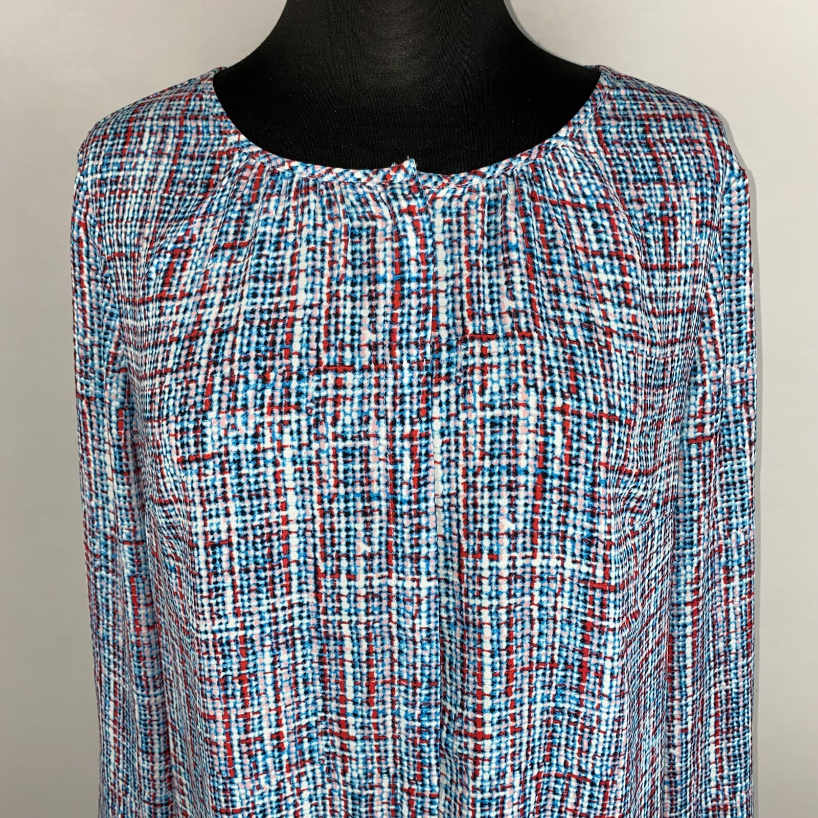 Talbots Petites MP Multicolor Pattern Hidden Butt… - image 2