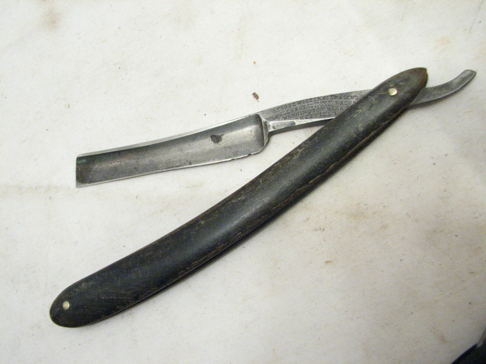 Vintage Straight Razor Lot Wostenholm IXL Campobossa Cairo Barber Tool ...