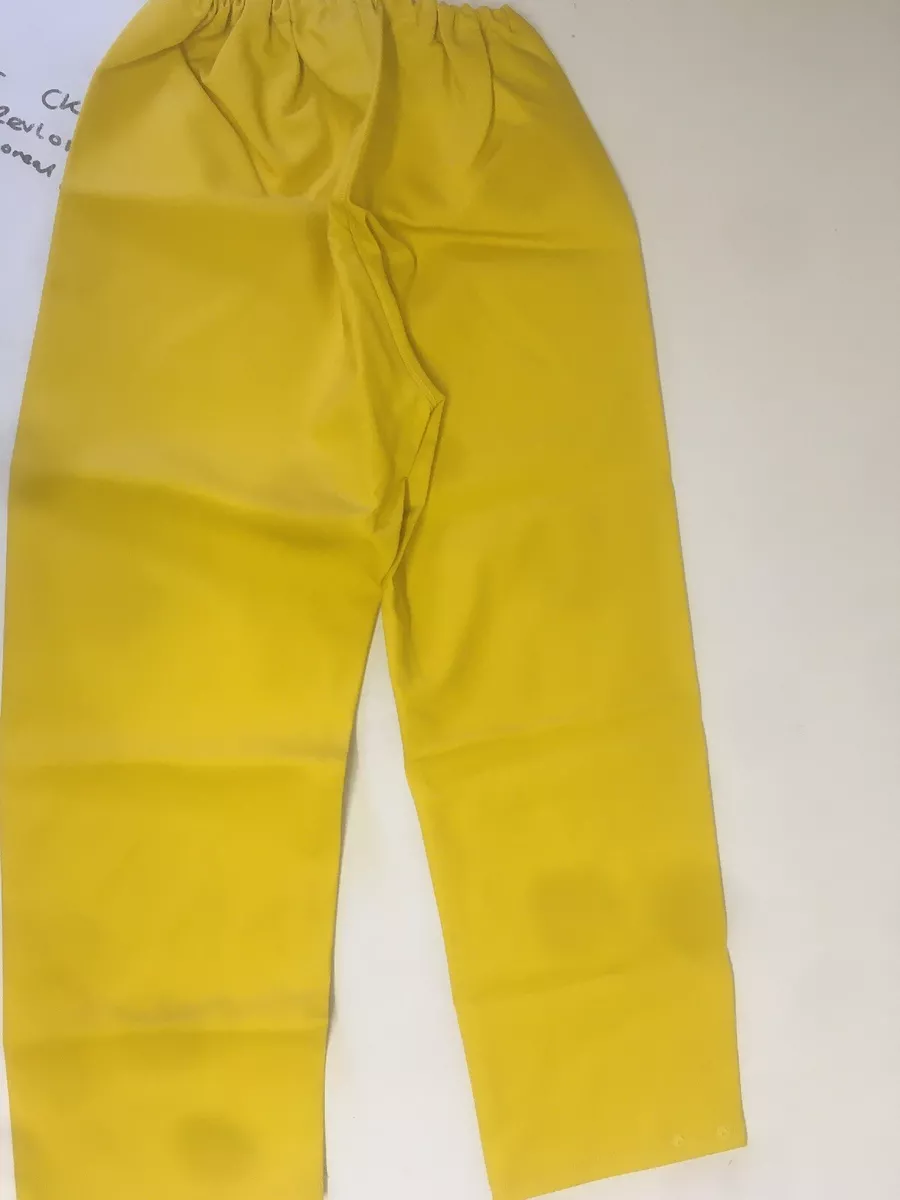Rubber Waterproof Oil proof Trousers Carwash Wagon Size Medium
