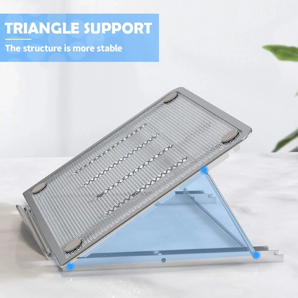 Laptop Stand, Laptop Holder Stand Foldable Ventilated Adjustable Laptop Compu...