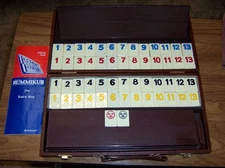 Pressman Tournament Rummikub in Case 1982 Excellent Condition, 1 Tile Missing