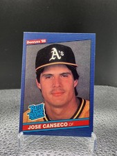 1986 Donruss Jose Canseco Rated Rookie RC #39 Oakland Athletics