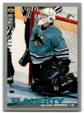 1995-96 Collector's Choice Wade Flaherty Rookie San Jose Sharks #97