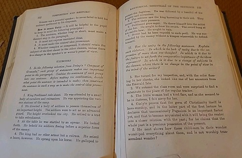 1910 Composition and Rhetoric by Charles Swain Thomas Antique VTG RARE - Picture 9 of 12
