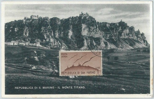 72676 - SAN MARINO - Postal History - FDC MAXIMUM CARD - ARCHITECTURE 1947 - Picture 1 of 1