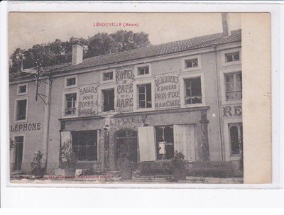 LEROUVILLE: hotel, café de la gare - very good condition