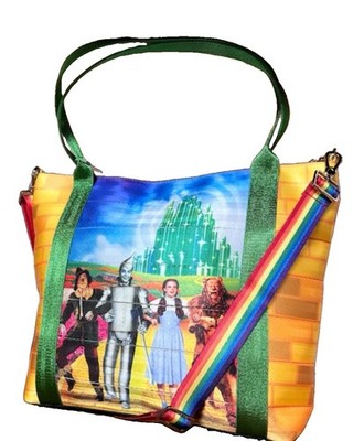 Harveys Seatbelt Bag The Wizard of Oz Poster Tote Crossbody Rainbow Emerald City