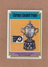 1974-75 TOPPS HOCKEY CLARENCE CAMPBELL TROPHY FLYERS #253 EX+ *A45641