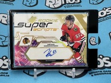 2023-24 Upper Deck SPx Hockey Kevin Korchinski Super Scripts Rookie Auto 13/25