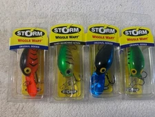 (LOT OF 4) BRAD'S WIGGLER MULTIPLE COLORS AS SHOWN NIP