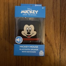 Bitty Boomers DISNEY MICKEY MOUSE Bluetooth Speaker with Keychain - New