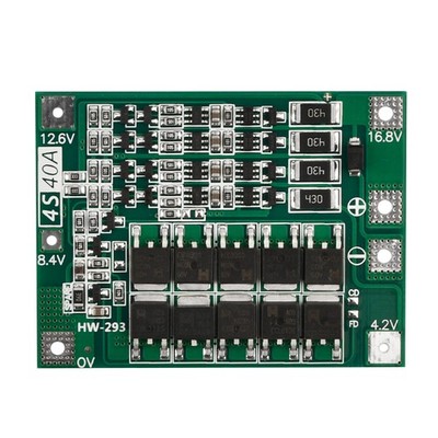 10PCS 4S 16.8V 40A BMS 18650 Li-ion Battery Drill Motor Charger Protection Board